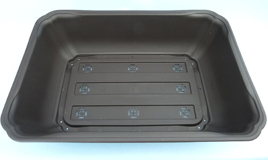 Rectangular shaped plastic bonsai pot - 27" size.