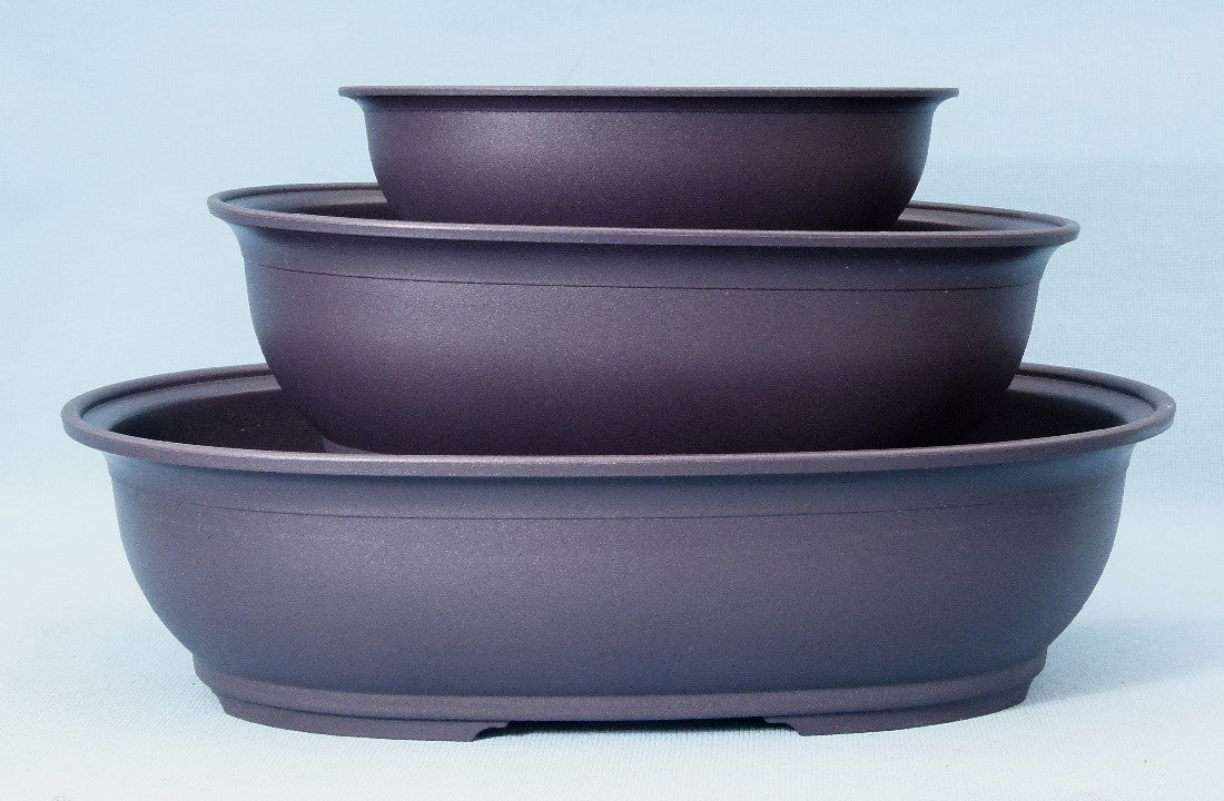 pots for bonsai plants online Oval Plastic Bonsai Training Pots