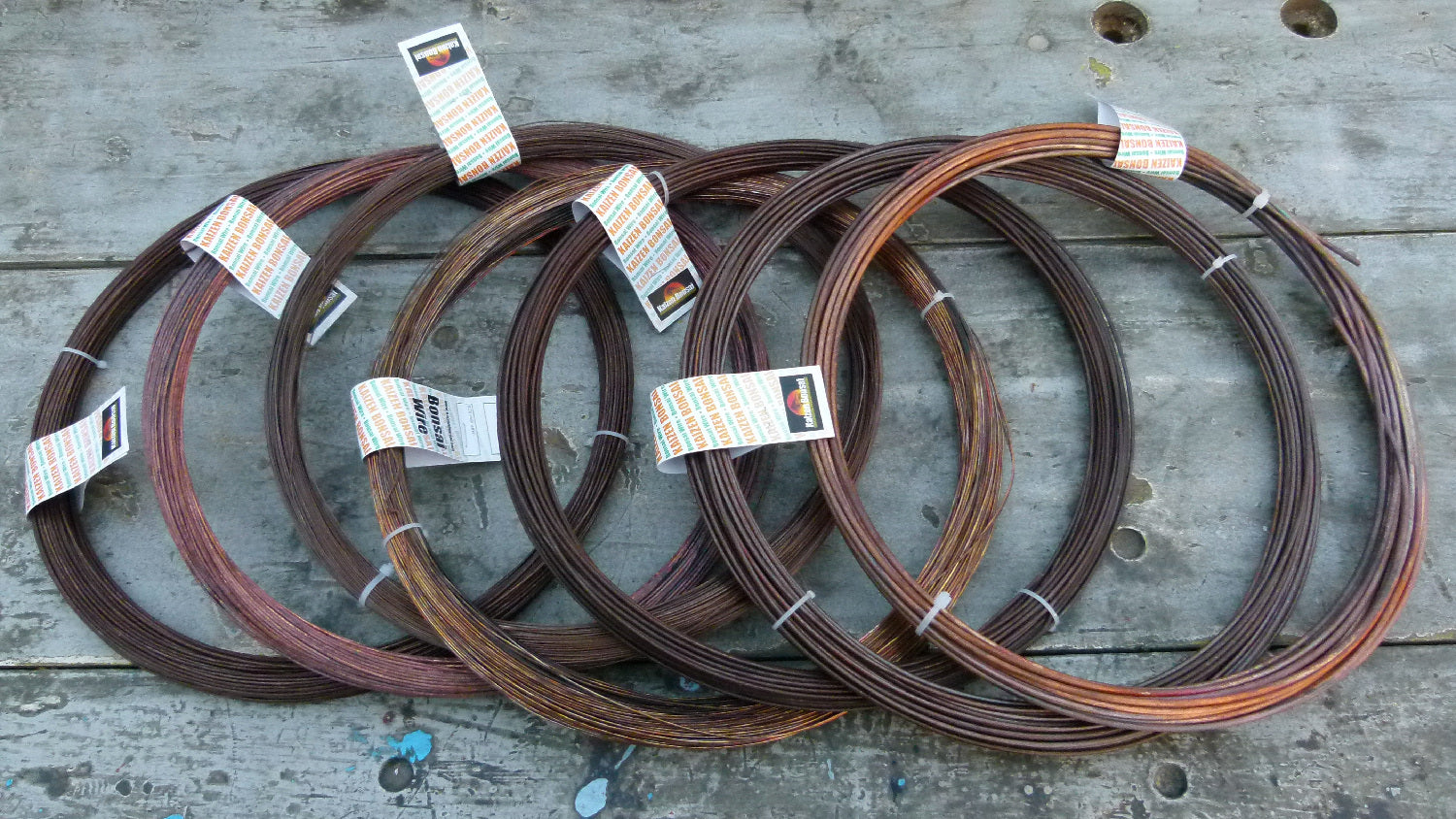 Professional Copper Wire for Bonsai Trees - 1Kg - Various Size