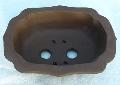 Rectangular Unglazed Bonsai Pot 12" - Second