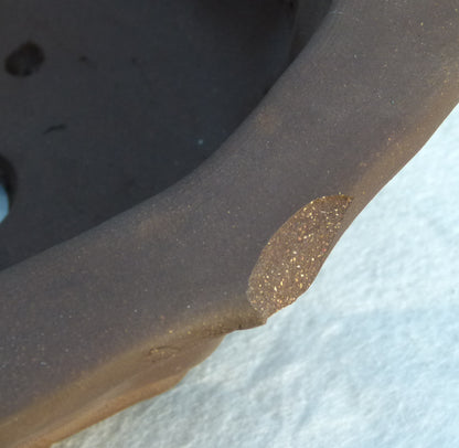 Rectangular Unglazed Bonsai Pot 12" - Second