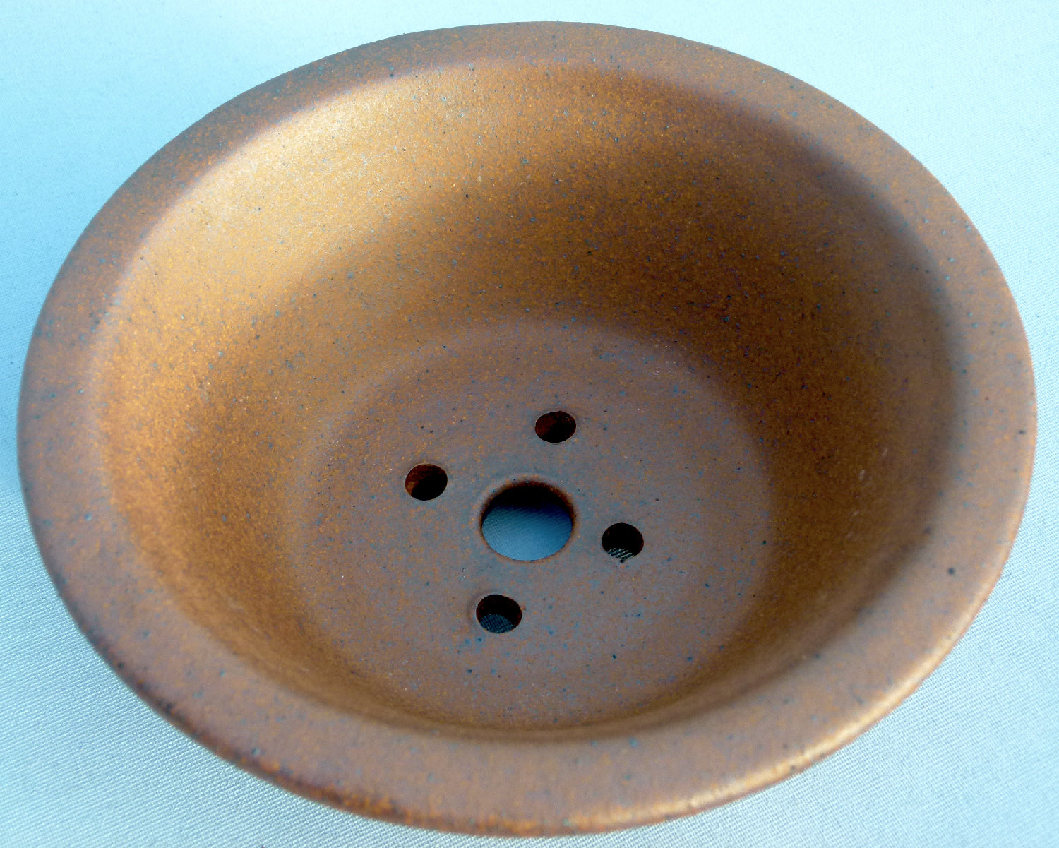 Deep Round Unglazed Quality Shohin Bonsai Pot - 5.5"