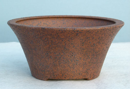 Exhibition Quality Round Unglazed Bonsai Pot - 8"