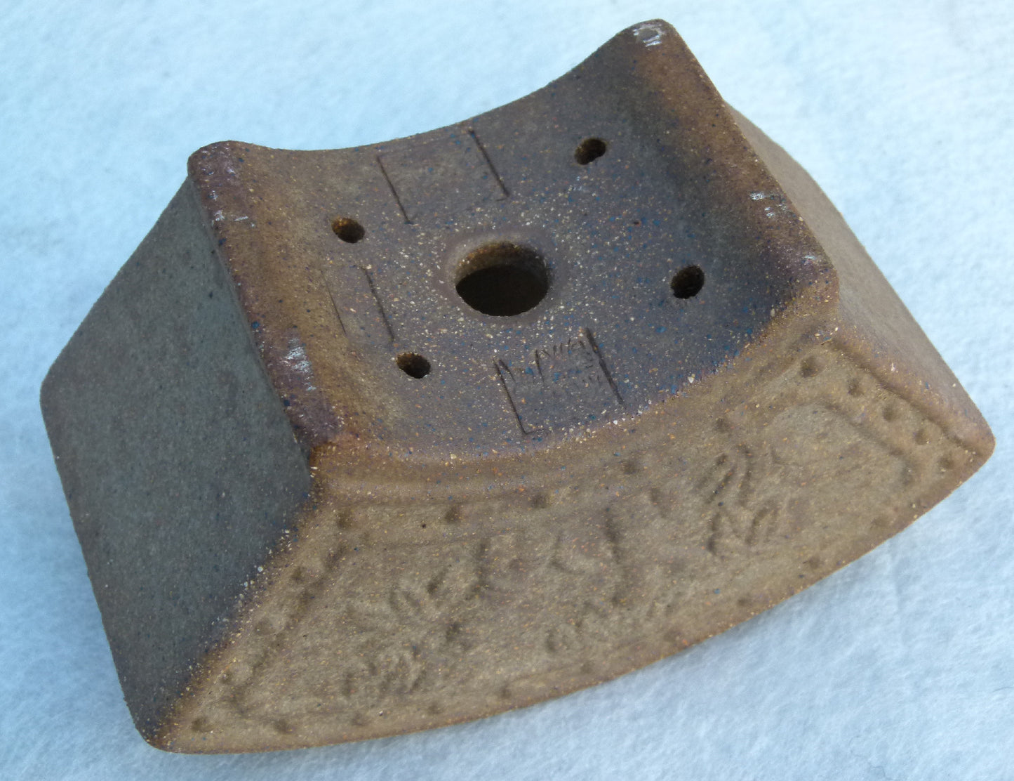 Exhibition Quality Rectangular Unglazed Bonsai/Accent Pot - 6"