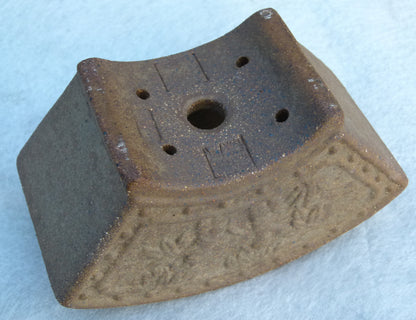 Exhibition Quality Rectangular Unglazed Bonsai/Accent Pot - 6"