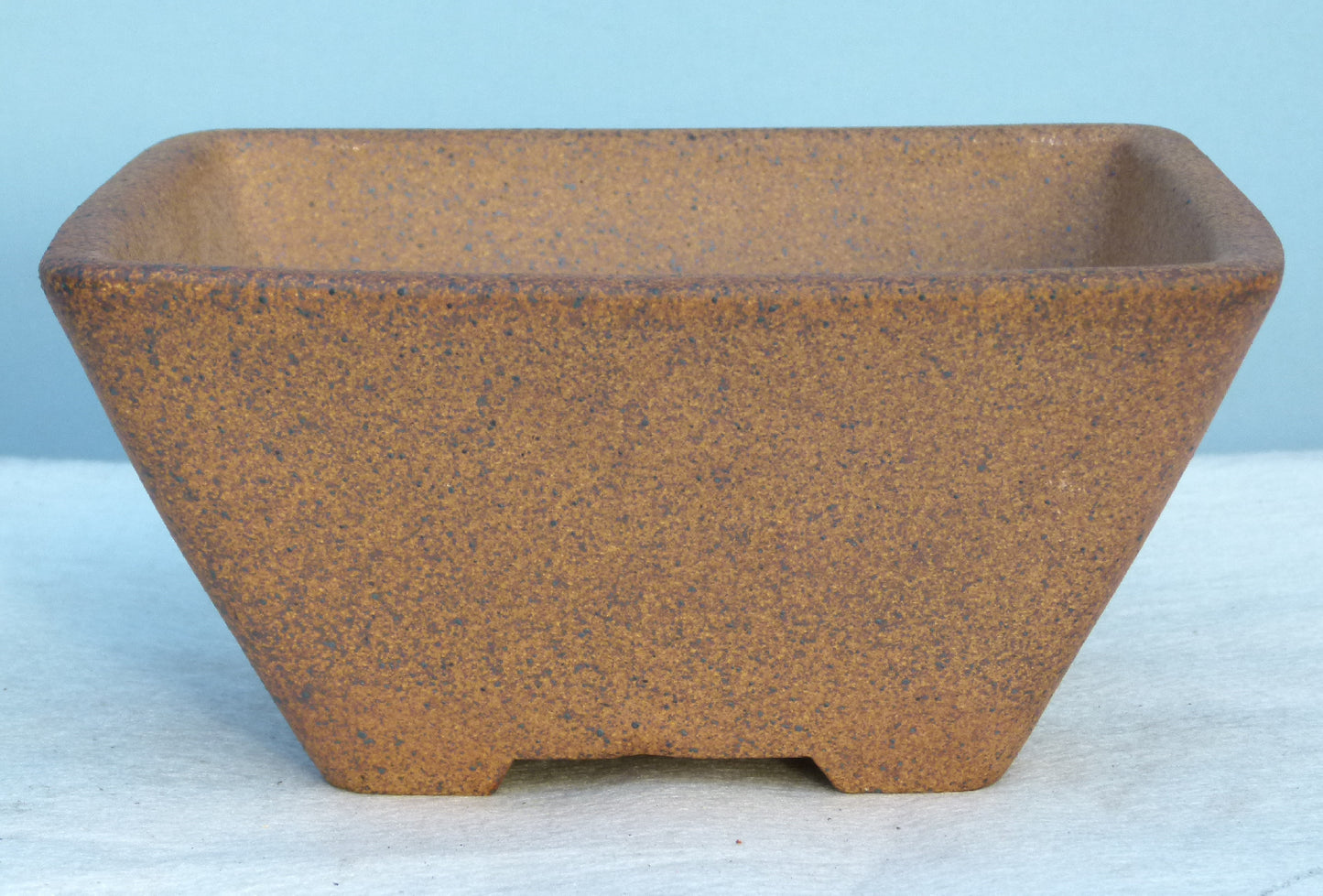 Exhibition Quality Square Unglazed Bonsai Pot - 10"