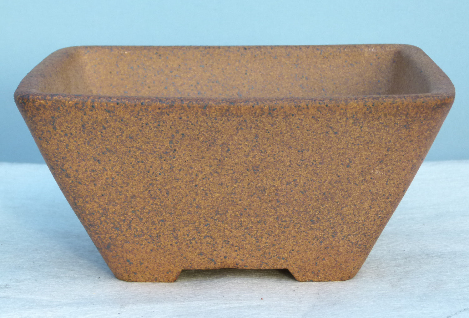 Exhibition Quality Square Unglazed Bonsai Pot - 10"