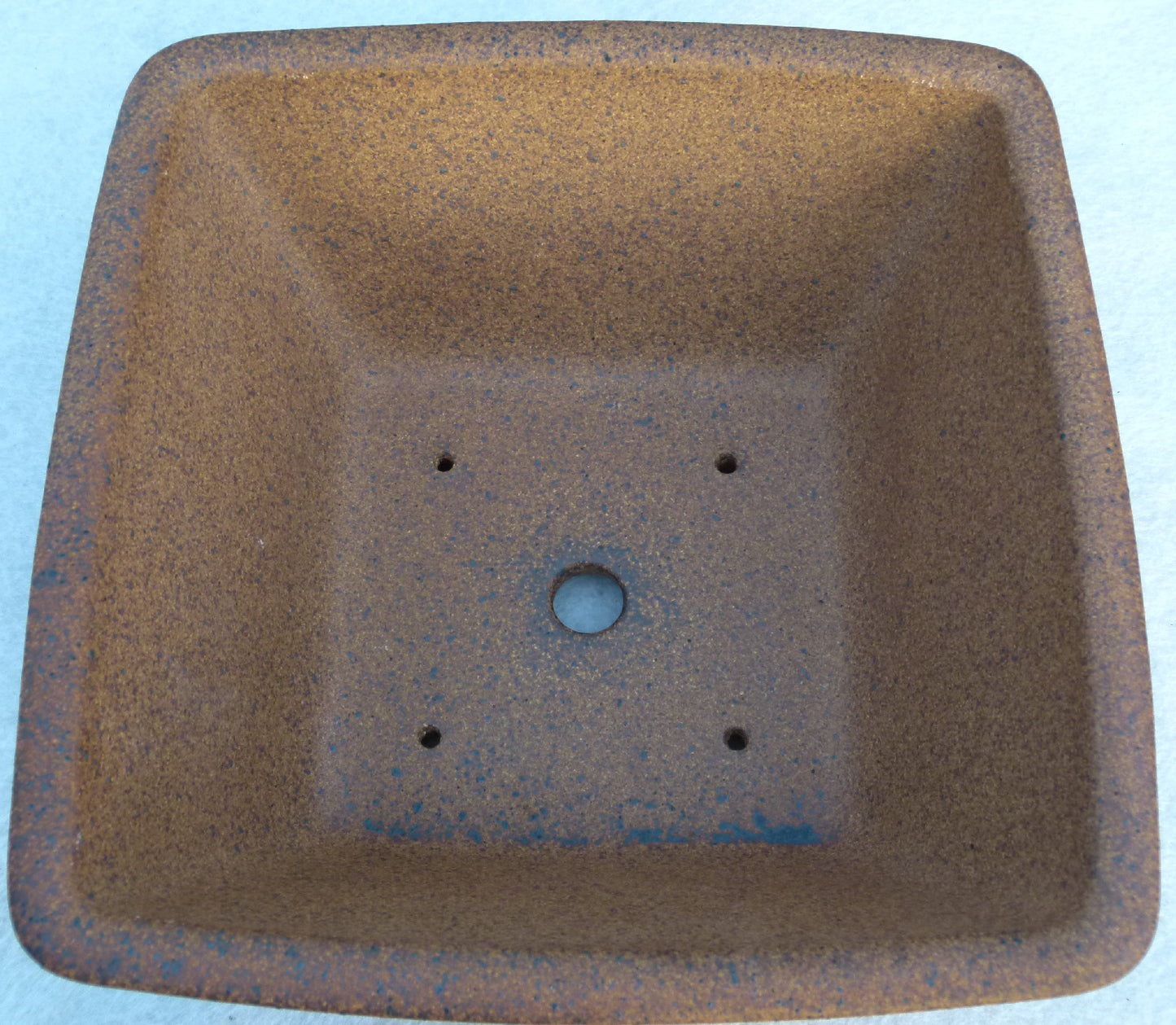 Exhibition Quality Square Unglazed Bonsai Pot - 10"