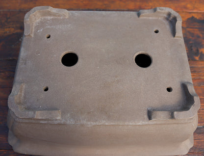 Rectangular Japanese Unglazed Bonsai Pot 14" - Used