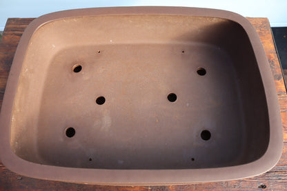 Rectangular Unglazed Bonsai Pot 21" - Used