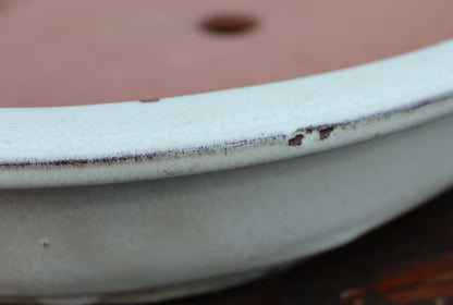 Shallow Oval Glazed Bonsai Pot 16" - SECOND