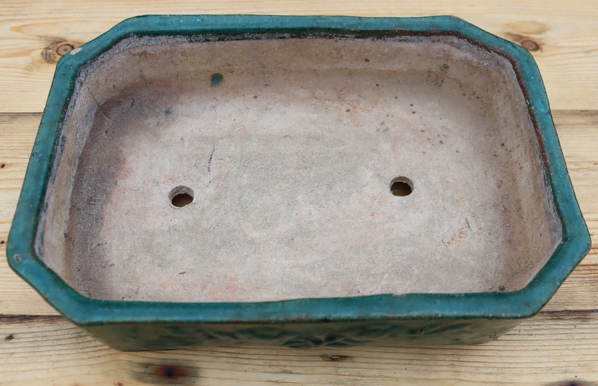 Rustic Glazed Old Chinese Bonsai Pot - USED