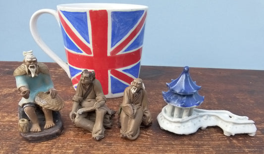 Mud Men Bonsai Figurines - Used Clearance