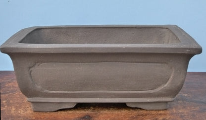 Rectangular Unglazed Bonsai Pot 13" - Chipped