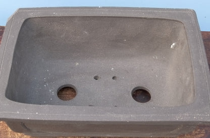 Rectangular Unglazed Bonsai Pot 13" - Chipped