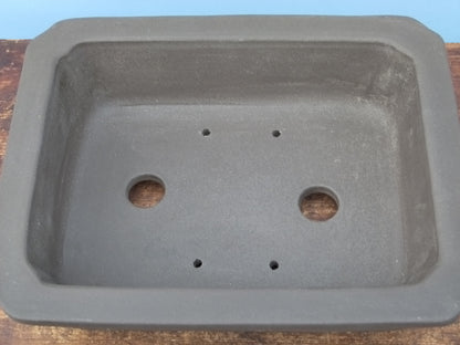Rectangular Unglazed Bonsai Pot 12" - Chipped