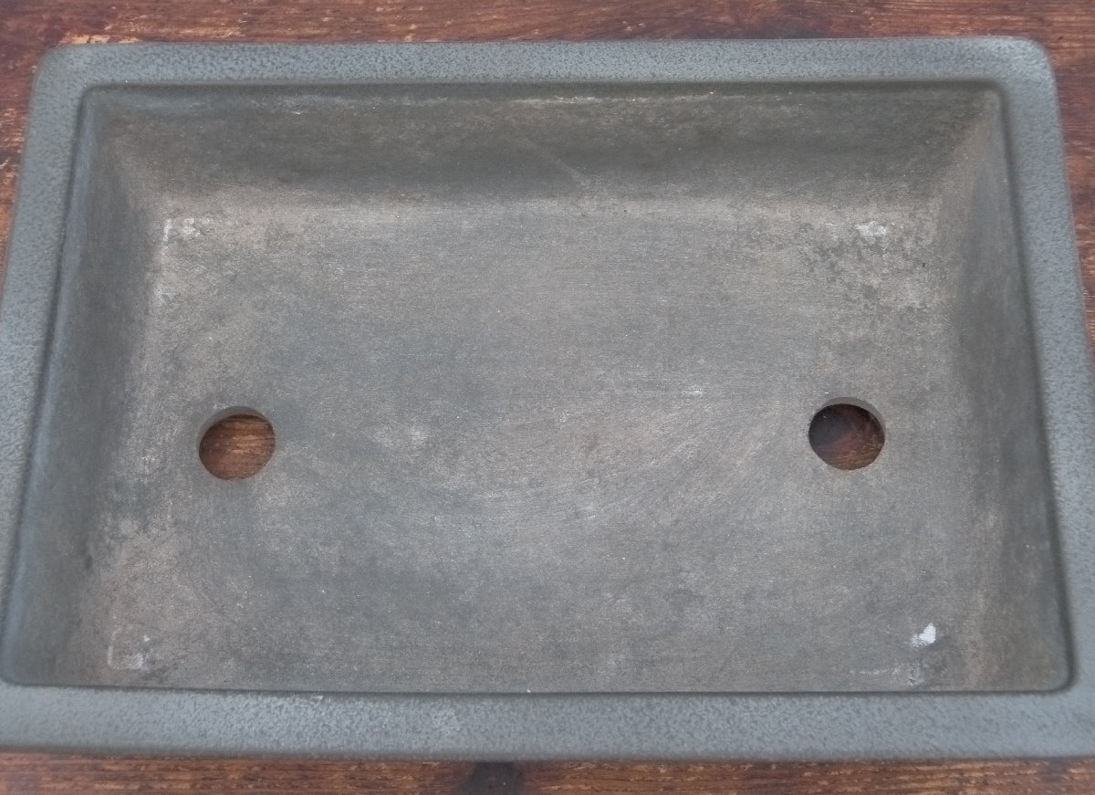 Rectangular High Quality Unglazed Bonsai Pot 12" - Used