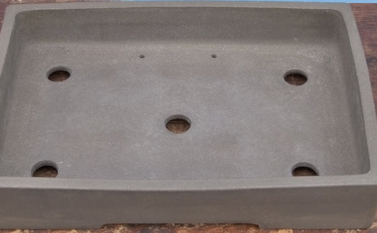 Rectangular High Quality Unglazed Bonsai Pot 14" - Used