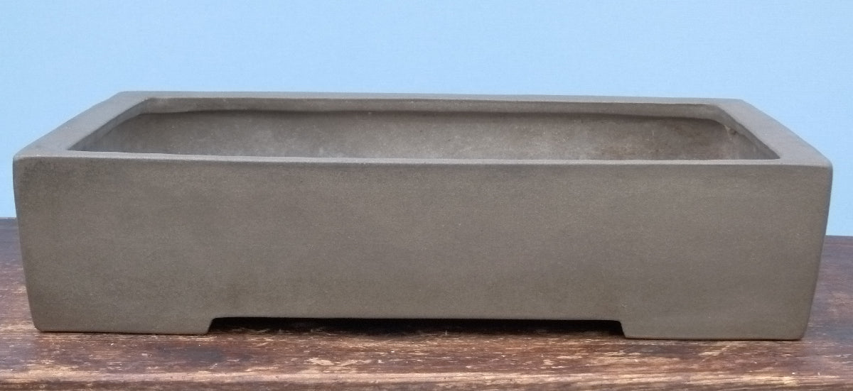 Rectangular High Quality Unglazed Bonsai Pot 16" - Used