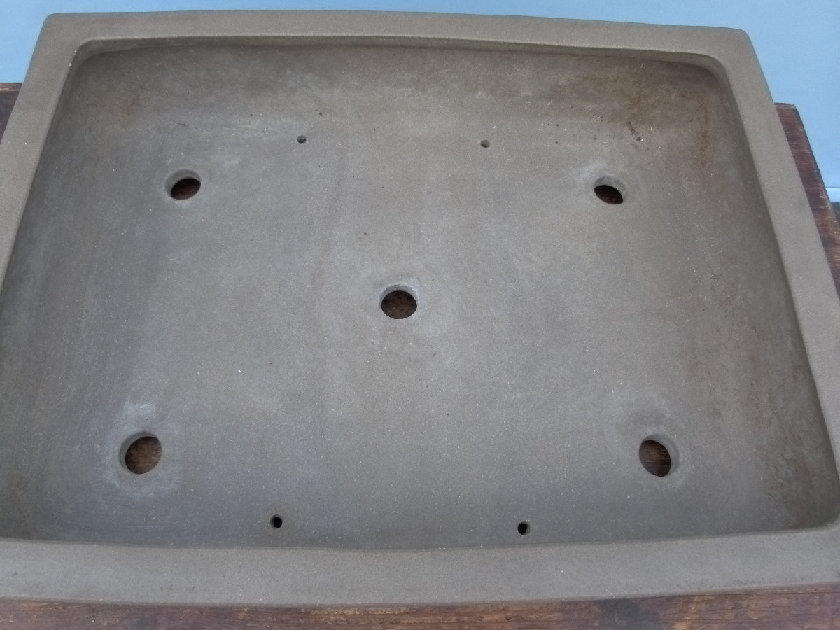 Rectangular High Quality Unglazed Bonsai Pot 16" - Used