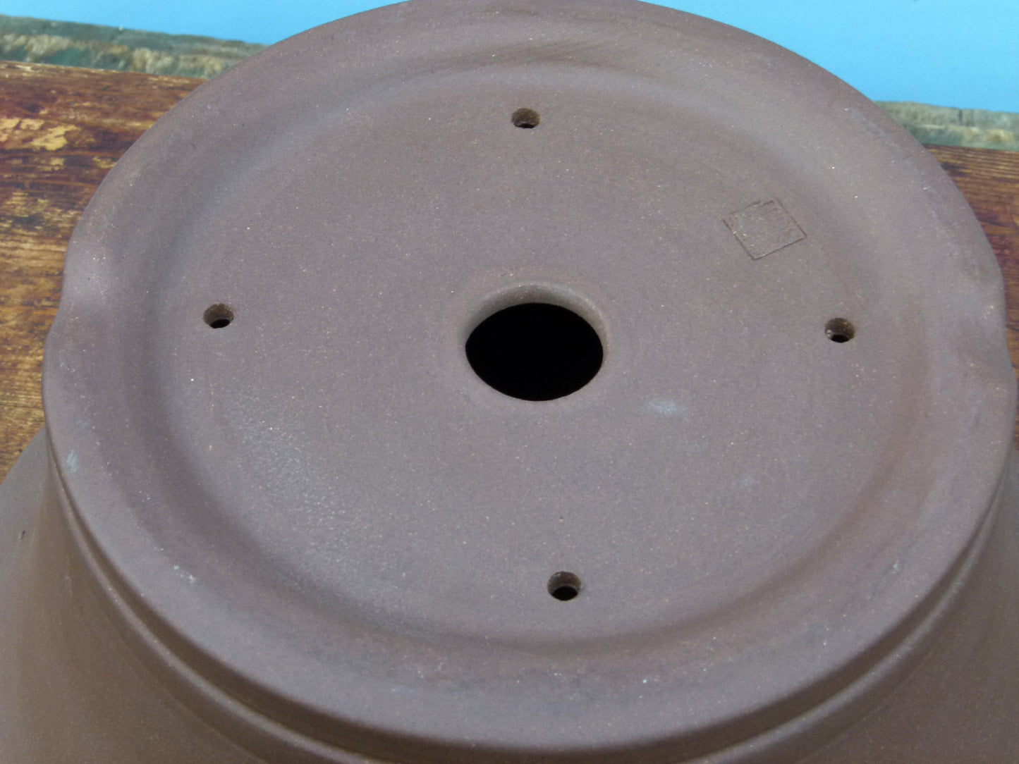 Deep Round Unglazed Quality Bonsai Pot - 12"