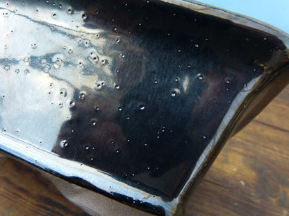 Blue Glazed Bonsai Pot 10"- SECOND QUALITY