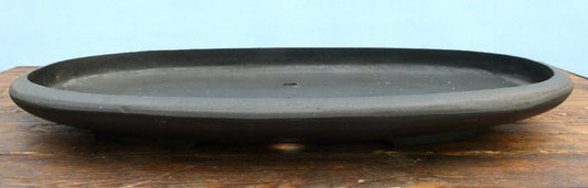 Mica Heavy Plastic Bonsai Pot - Shallow Oval 19"
