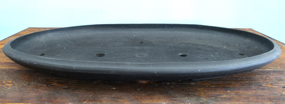 Mica Heavy Plastic Bonsai Pot - Shallow Oval 22"