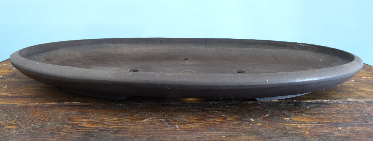 Mica Heavy Plastic Bonsai Pot - Shallow Oval 22" Previously Used