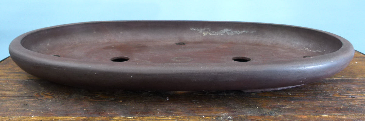 Mica Heavy Plastic Bonsai Pot - Shallow Oval 24" Previously Used 