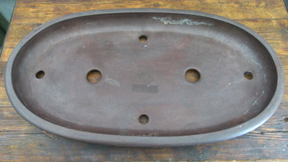 Mica Heavy Plastic Bonsai Pot - Shallow Oval 24" Previously Used 