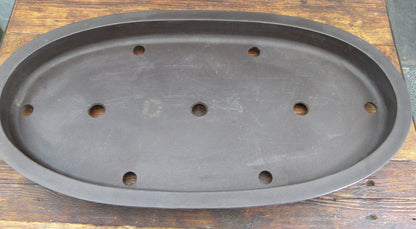 Mica Heavy Plastic Bonsai Pot - Shallow Oval 28"