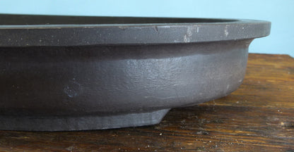 Mica Heavy Plastic Bonsai Pot - Shallow Oval 28"