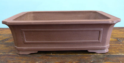 Rectangular Unglazed Bonsai Pot 14" - Used