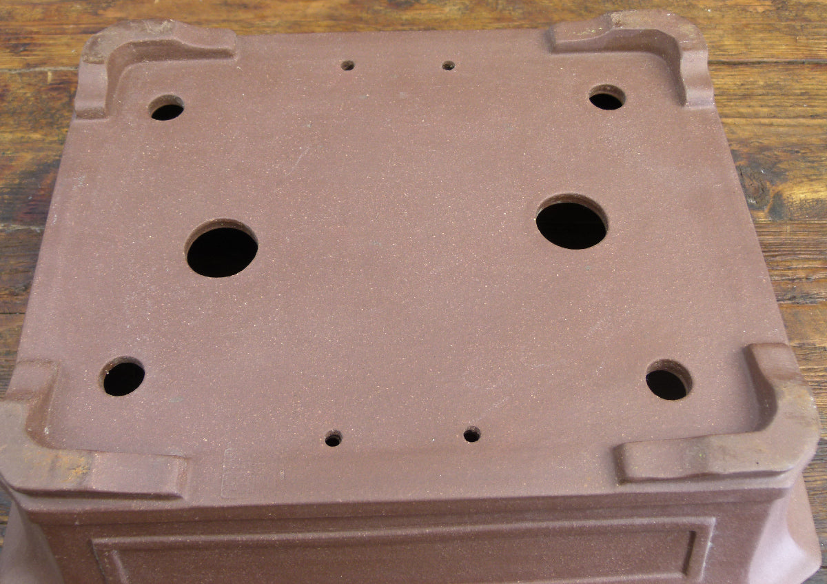 Rectangular Unglazed Bonsai Pot 14" - Used