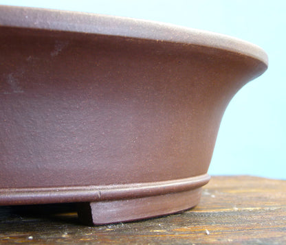 Oval Unglazed Bonsai Pot 16" - Used