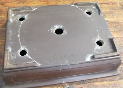 Rectangular Unglazed Bonsai Pot 16" - Used