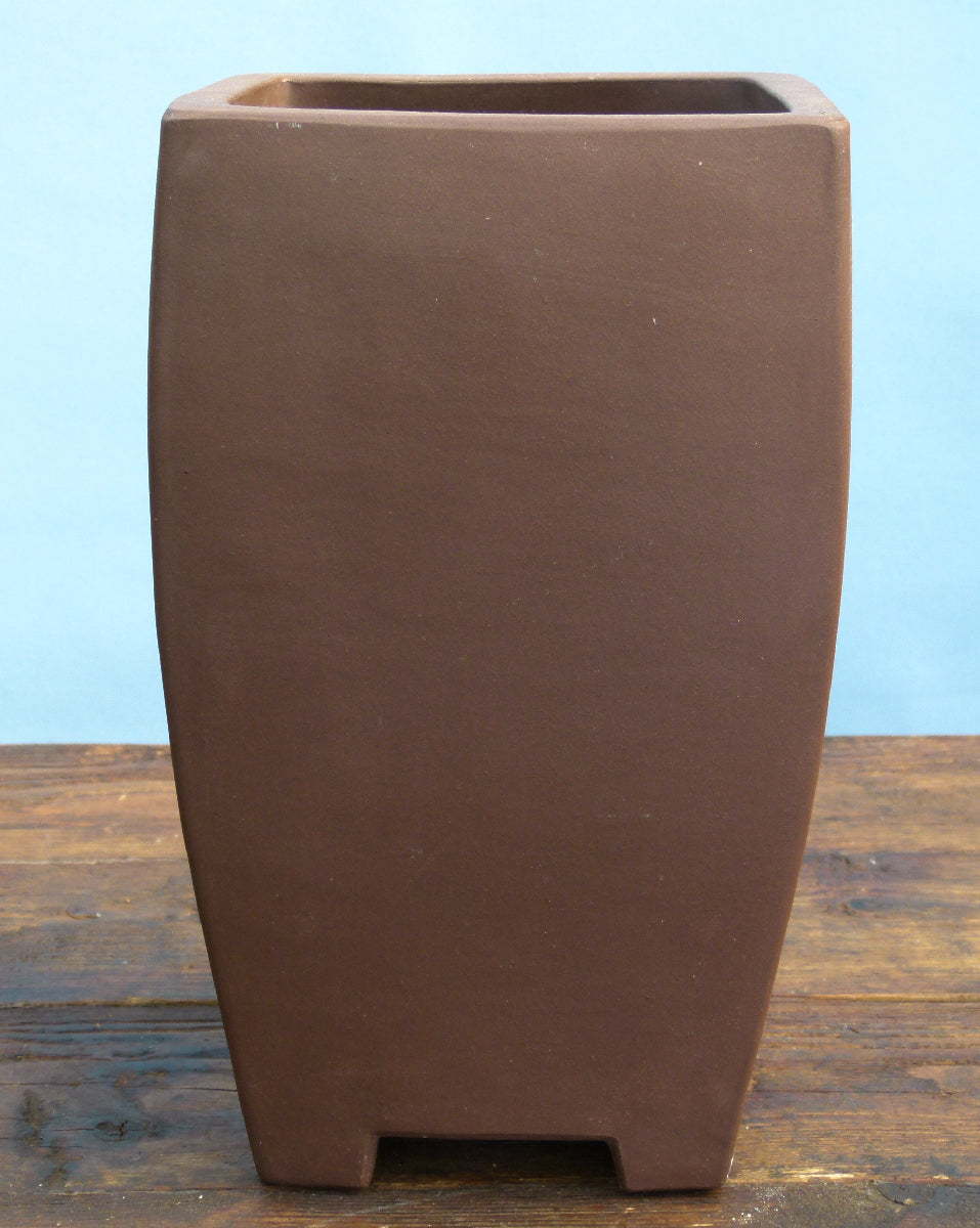 Deep Cascade Style Unglazed Bonsai Pot