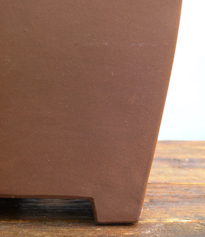 Deep Cascade Style Unglazed Bonsai Pot