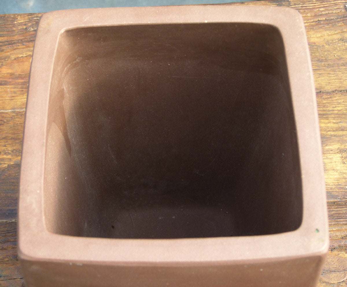 Deep Cascade Style Unglazed Bonsai Pot
