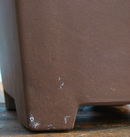 Deep Cascade Style Unglazed Bonsai Pot