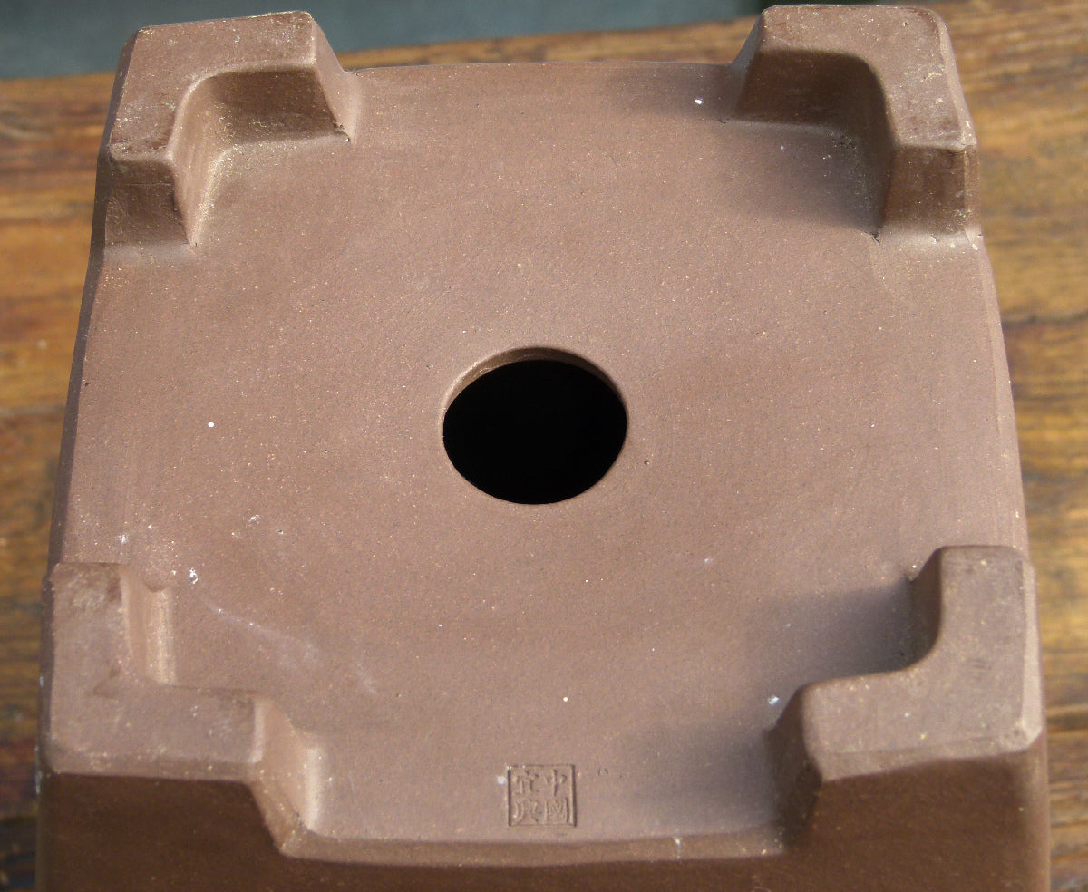 Deep Cascade Style Unglazed Bonsai Pot