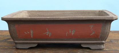 Bonsai Basics Rectangular Unglazed Bonsai Pot 16"