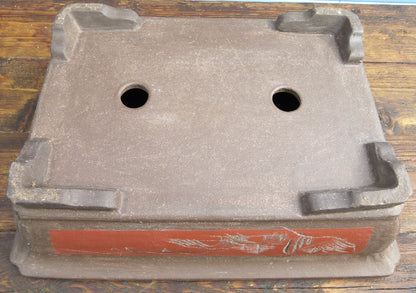 Bonsai Basics Rectangular Unglazed Bonsai Pot 16"