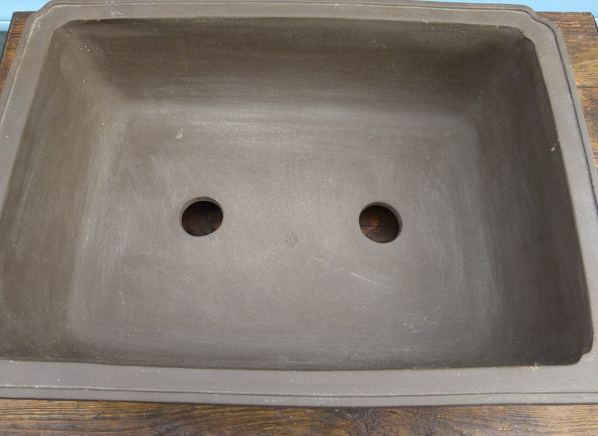 Bonsai Basics Rectangular Unglazed Bonsai Pot 20"