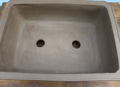 Bonsai Basics Rectangular Unglazed Bonsai Pot 20"