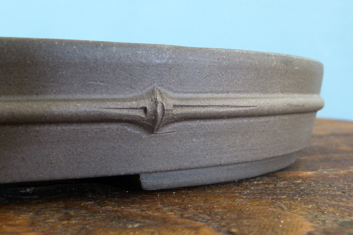 Oval High Quality Unglazed Bonsai Pot 14" - Used