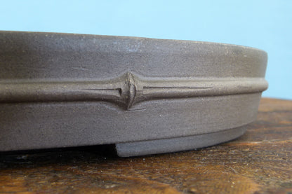 Oval High Quality Unglazed Bonsai Pot 14" - Used