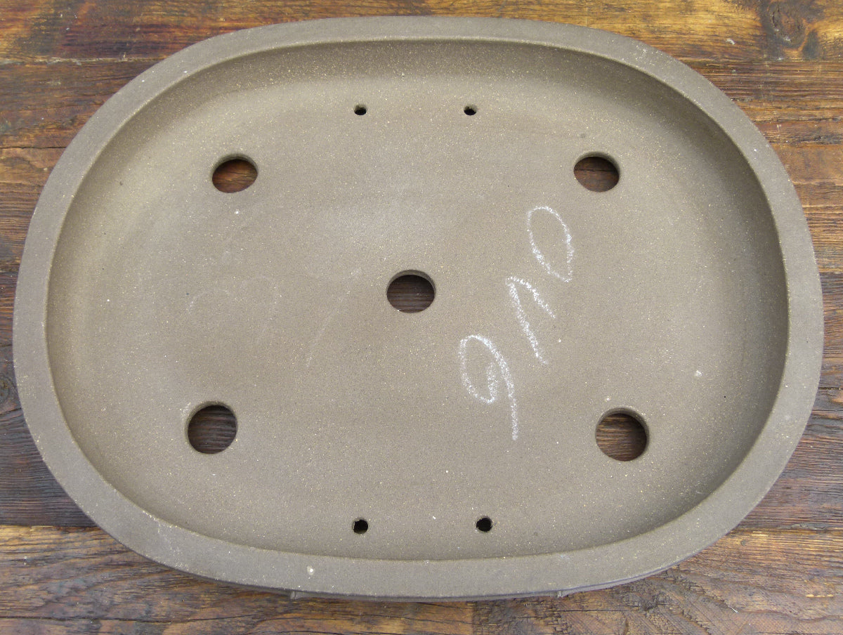 Oval High Quality Unglazed Bonsai Pot 14" - Used