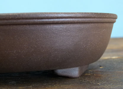 High Quality Oval Shohin Unglazed Bonsai Pot - Used